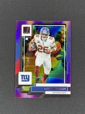 2022 Panini Clearly Donruss - SAQUON BARKLEY #36 - Pink /10 SP Giants