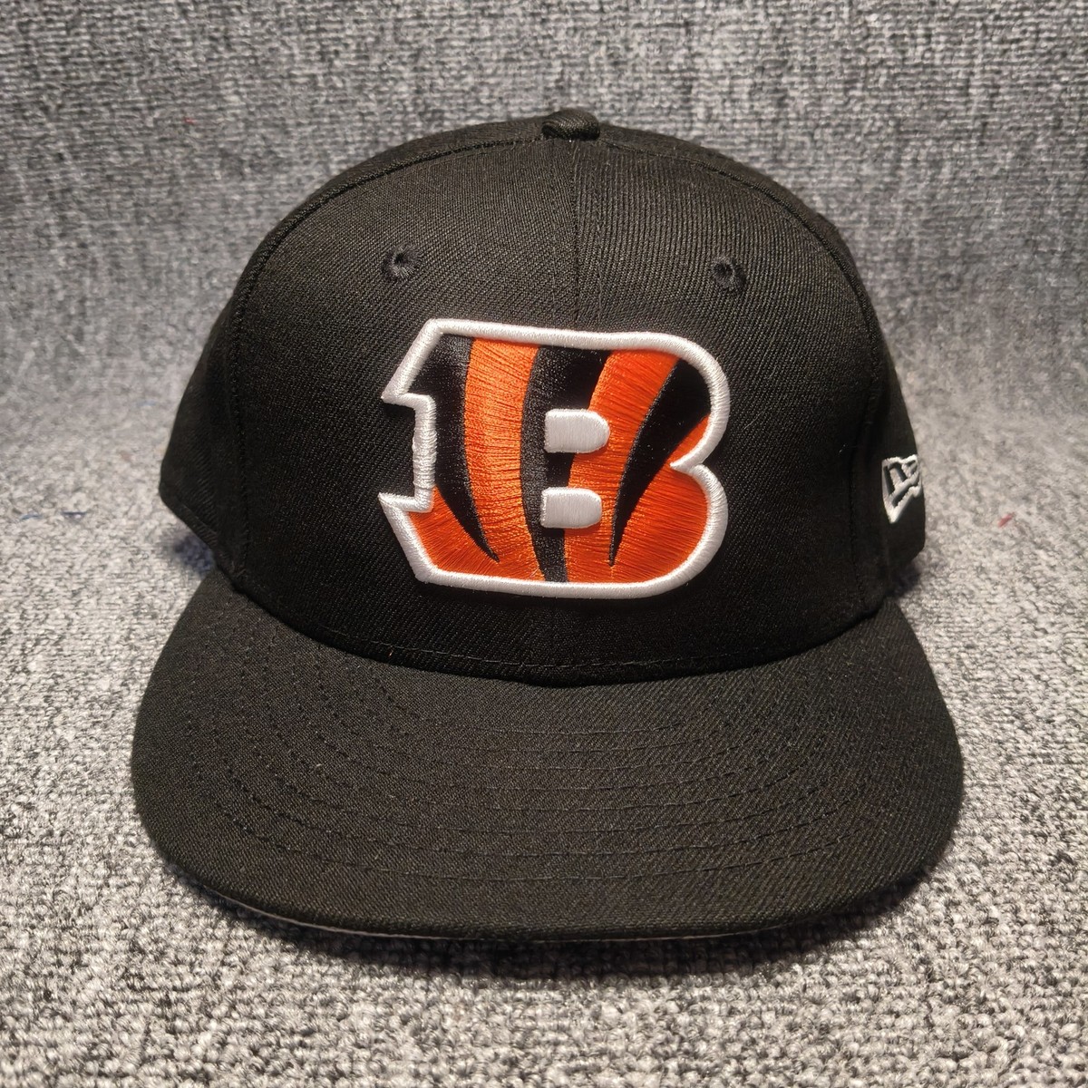 New Era Cincinnati Bengals NFL Snapback Hat Cap Black Flat Brim