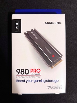 SAMSUNG 980 PRO 2TB w/ HEATSINK (PlayStation 5) M.2 NVMe (MZ-V8P2T0CW)-Free Ship