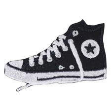 Shoe iron On Patch Cute Embroidered Applique DIY Jacket Backpack