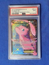2013 Pokemon BW Mew EX Full Art RC24 Legendary Treasures Radiant Coll PSA 9 MINT