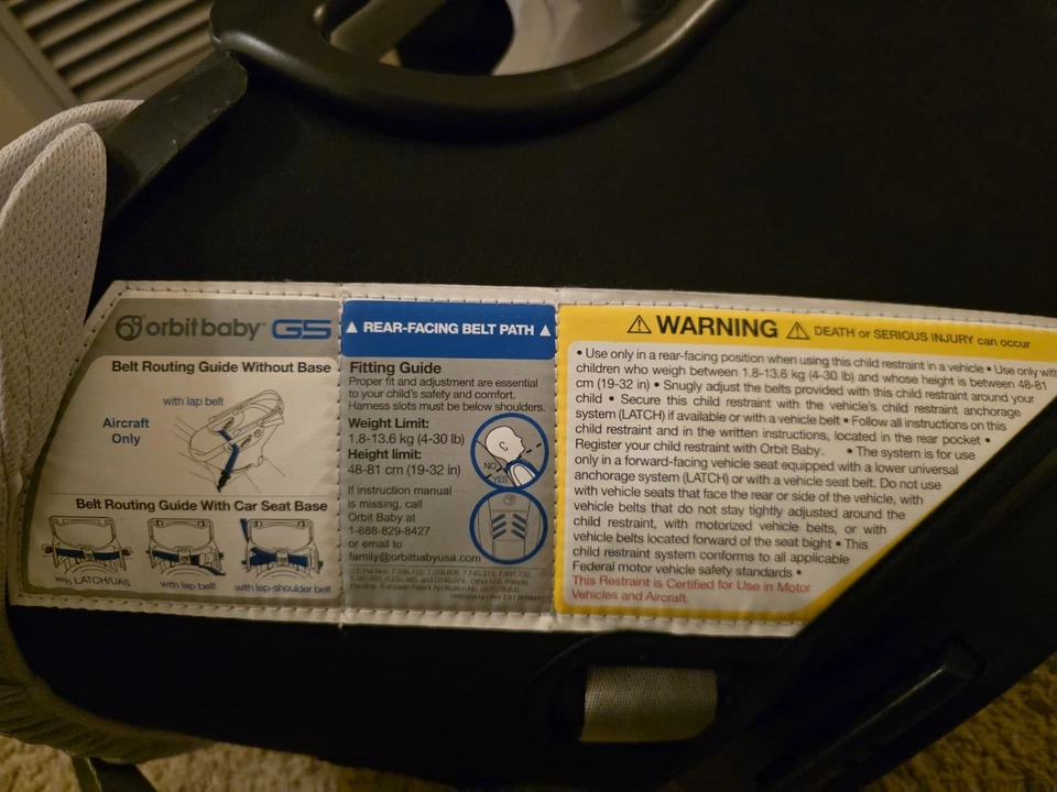 Orbit Baby G5 Car Infant Seat  - Image 4 of 4