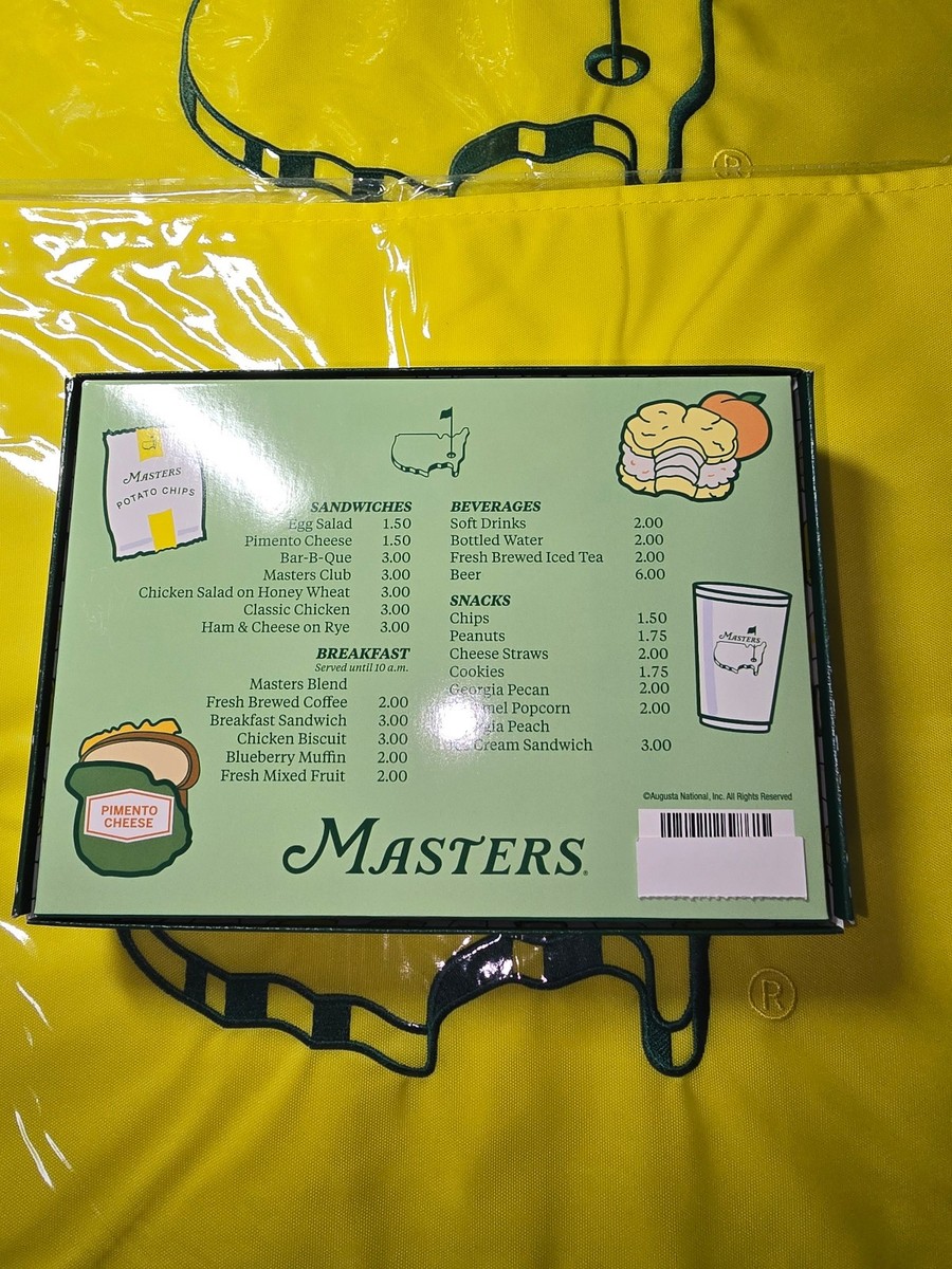 2026 Masters Augusta National Golf Club Concession Pro V1 Balls
