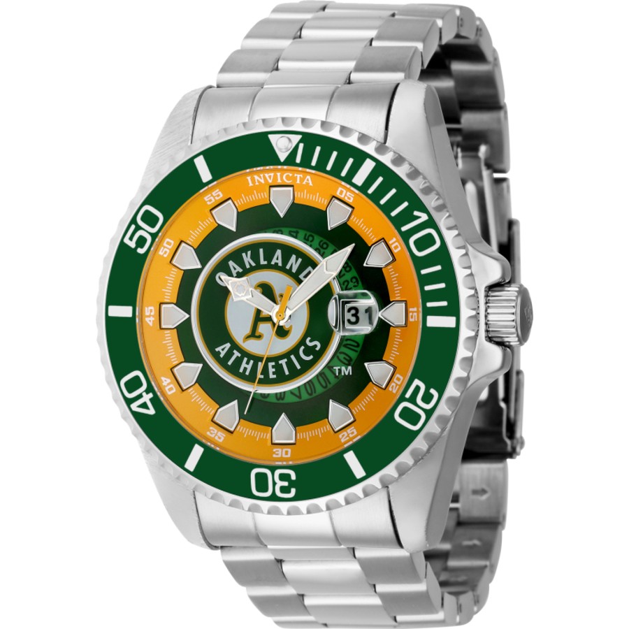 Invicta Men's Oakland Athletics Quartz Watch 43473 MLB Collection