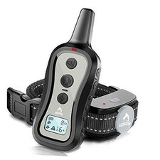 Dog Training Collar Shock Collar with Remote - 3 Training Modes, Light grey