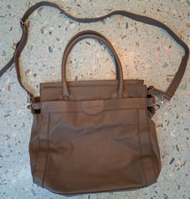 Liebeskind  großer Shopper Schulter-/Handtasche echtes Leder grau / taupe