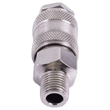 Speedaire J2990071010 Coupling, Steel, 1/4 In Hose Fitting