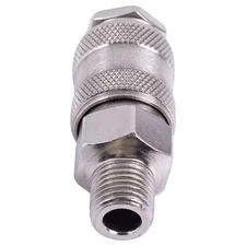 Speedaire J2990071010 Coupling, Steel, 1/4 In Hose Fitting