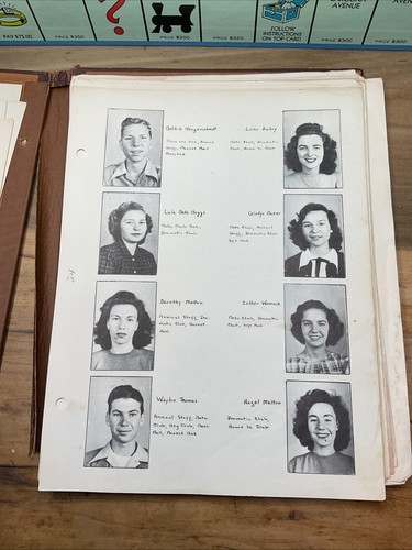1948-49 Vass Lakeview High School The Sandspur Vass Ny Shelf6 - Picture 8 of 22