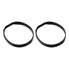 1 Pair High Heels Shoe Straps Detachable Elastic Heel Strap, Glossy Black