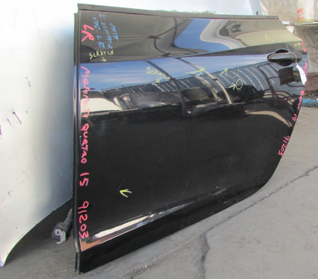 2014-2019 MASERATI QUATTROPORTE REAR LEFT DOOR SHELL ASSEMBLY BLACK OEM