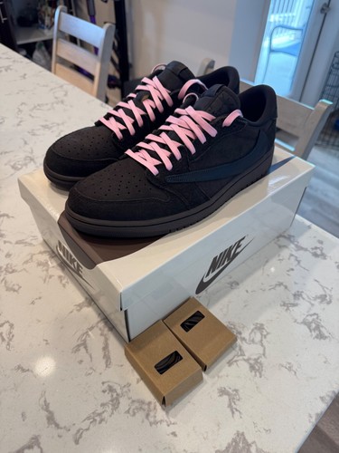 Nike Travis Scott x Air Jordan 1 Low OG “Velvet Brown” US Size 12 DS DM7866-202