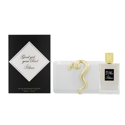 Kilian Good Girl Gone Bad 50ml EDP Geschenkset Refillable Bottle & White Clutch