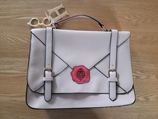 Primark Harry Potter Beige Acceptance Letter Shoulder Hand Bag Satchel & Charms