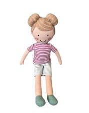 Pillowfort Decorative Kids Pillow Pal Striped Purple 100 Cotton 20in Doll