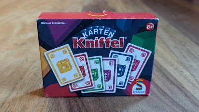 Karten Kniffel - Schmidt Spiele - MC Donalds Happy Meal - Komplett 