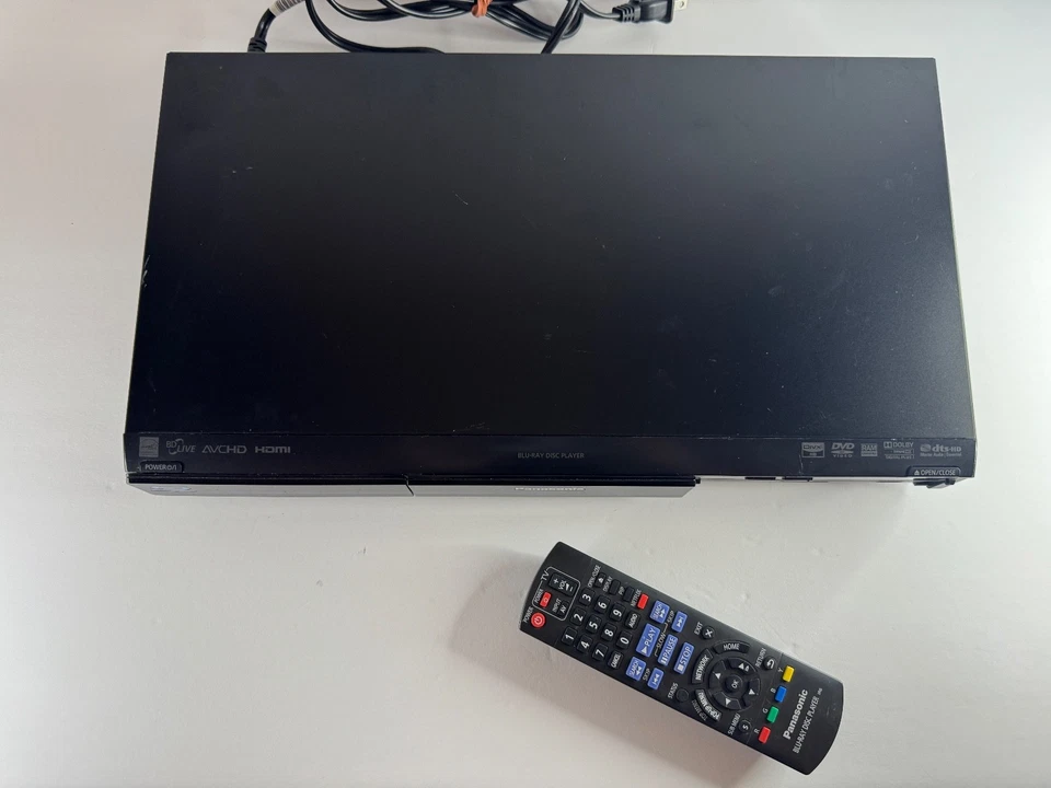 Panasonic DMP-BD85 Blu-Ray Disc Player With Remote Bundle - Tested, Works - Image 2 of 4