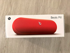 Beats Pill Red Portable Bluetooth Speaker USB-C Charging Cable Lanyard