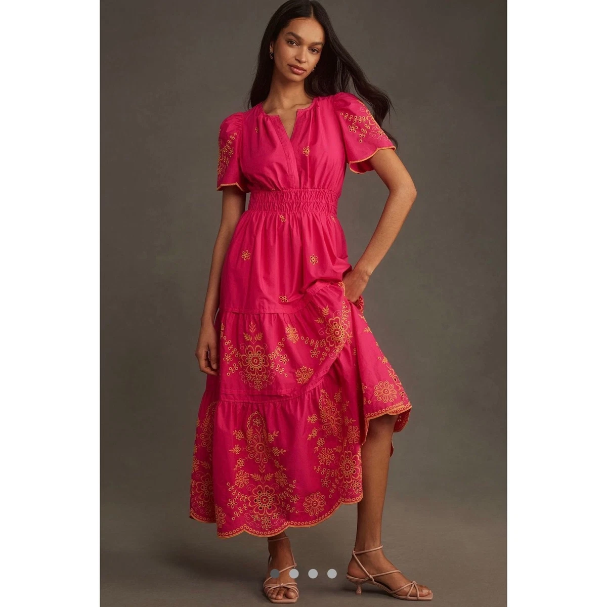 ebay anthropologie maxi dress Anthropologie The Somerset Maxi Dress