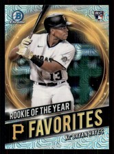 2021 Bowman Chrome Rookie of the Favorites Mega Box Refractor Ke'Bryan Hayes RC