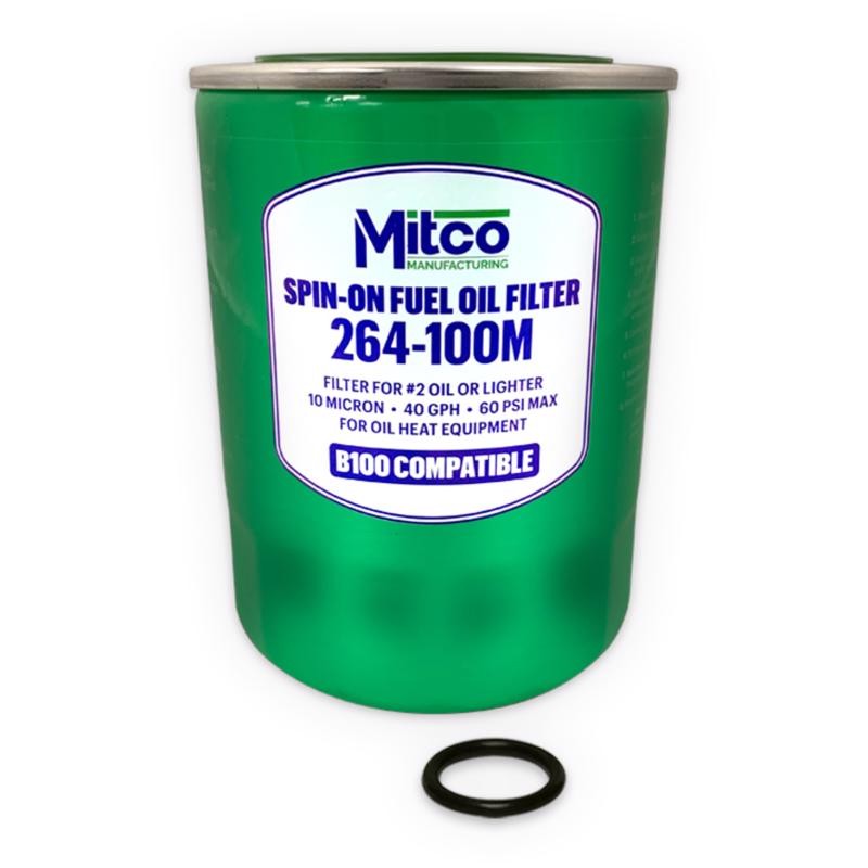 Mitco 264-91M Heavy duty Resist Corrosion Spin-On Fuel Oil Filter
