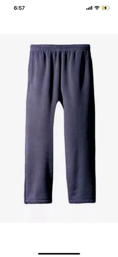 Yeezy Gap Engineered By Balenciaga H10 Polar Fleece Blu Navy Joggers Taglia Small