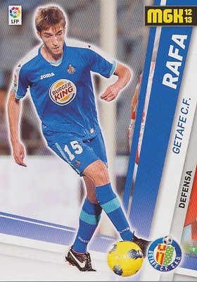 132 RAFA GETAFE CF SC.PADERBORN 07 OFFICIAL TRADING CARD PANINI LIGA 2013
