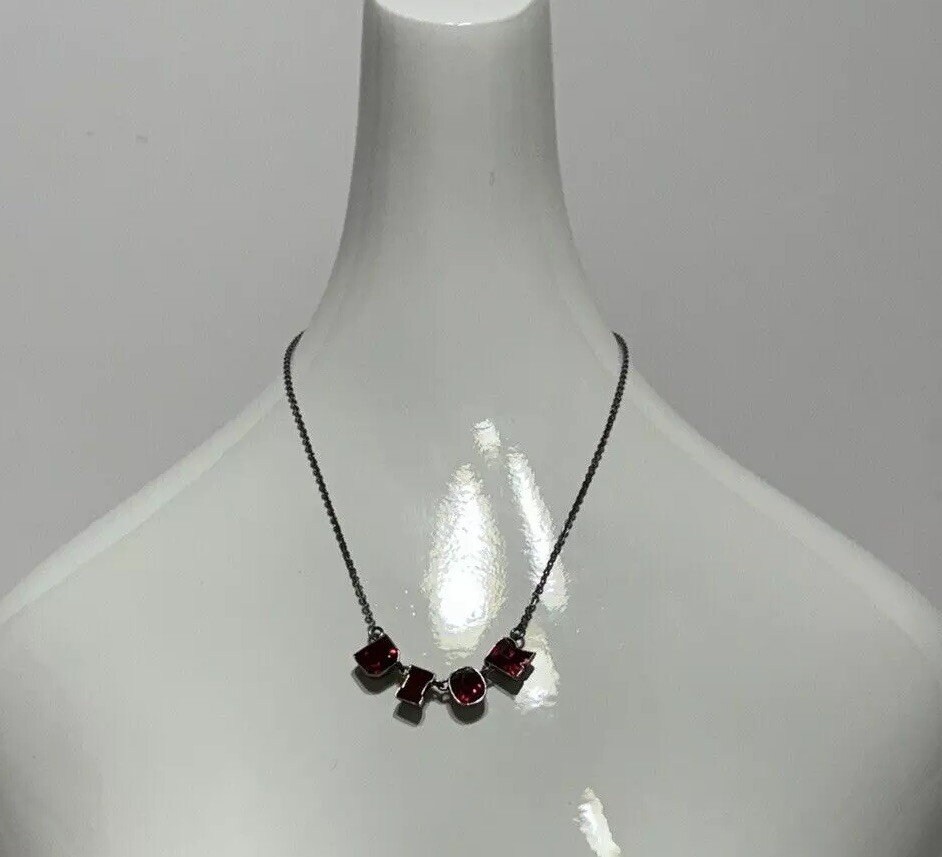 アクセサリー Christian Dior Crystal Logo Necklace CHRISTIAN DIOR Crystal Logo Necklace Silver 1675113