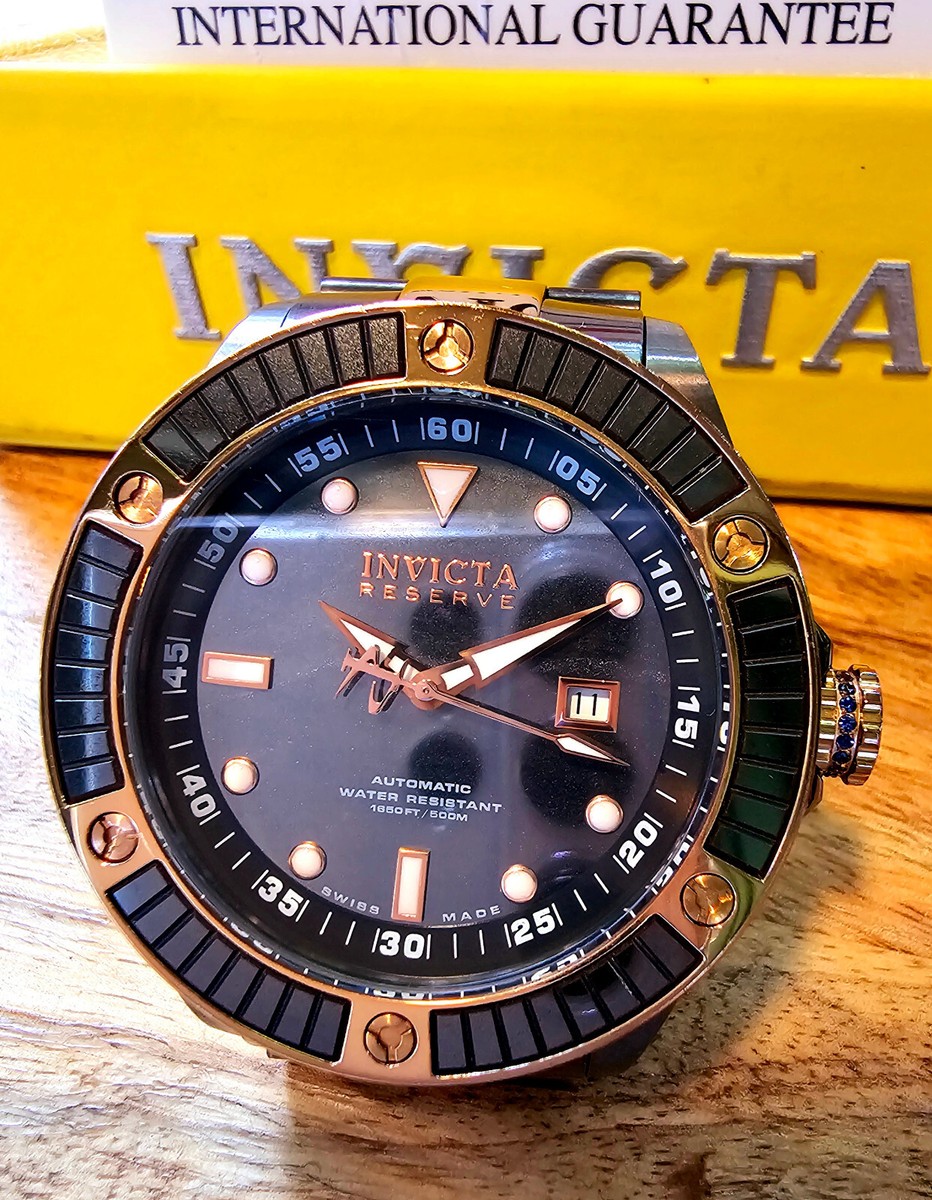 INVICTA RESERVE PRO DVR SWISS MD AUTO 26 JEWELS HEMATITE LE 10615