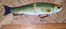 #B Mean Eye Trout Jointed Swim Bait 7 inches 2.1 oz. Has Rattles  CCL Packaged!