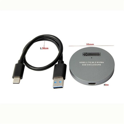 USB3.1 Type C To PCI-E SSD M.2 NVME Enclosure External Reader Converter q - Afbeelding 5 van 9