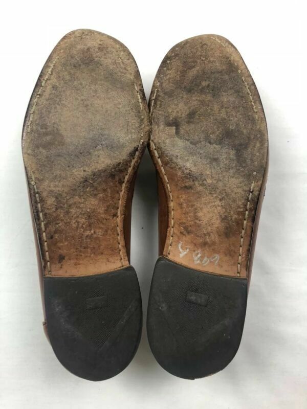 Allen Edmonds Newcastle Mens Brown Woven Trim Leather  display picture 2