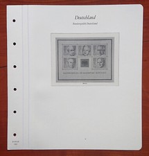 Form sheet Federal Republic of Germany Borek 1982 p. 96 Presidents