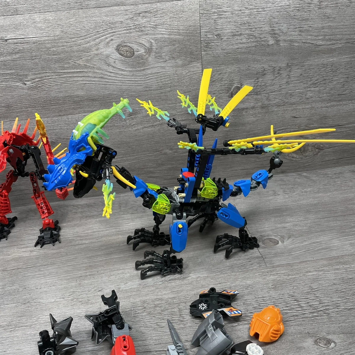 LEGO Bionicle LOT Hero Factory 44013 7147 2141 44009 Dragon Bolt