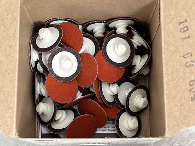 50 new 3M 777F TR Roloc 1 in P120 Grit Quick Change Ceramic Sanding Discs, 80510