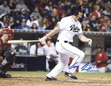 ALEX DICKERSON HORIZONTAL SAN DIEGO PADRES SIGNED 8X10 PHOTO W/COA