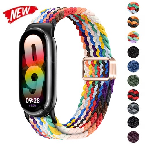 Correa de nailon/silicona/metal para Xiaomi Mi Band 10 9 NFC reloj inteligente pulsera - Imagen 14 de 516