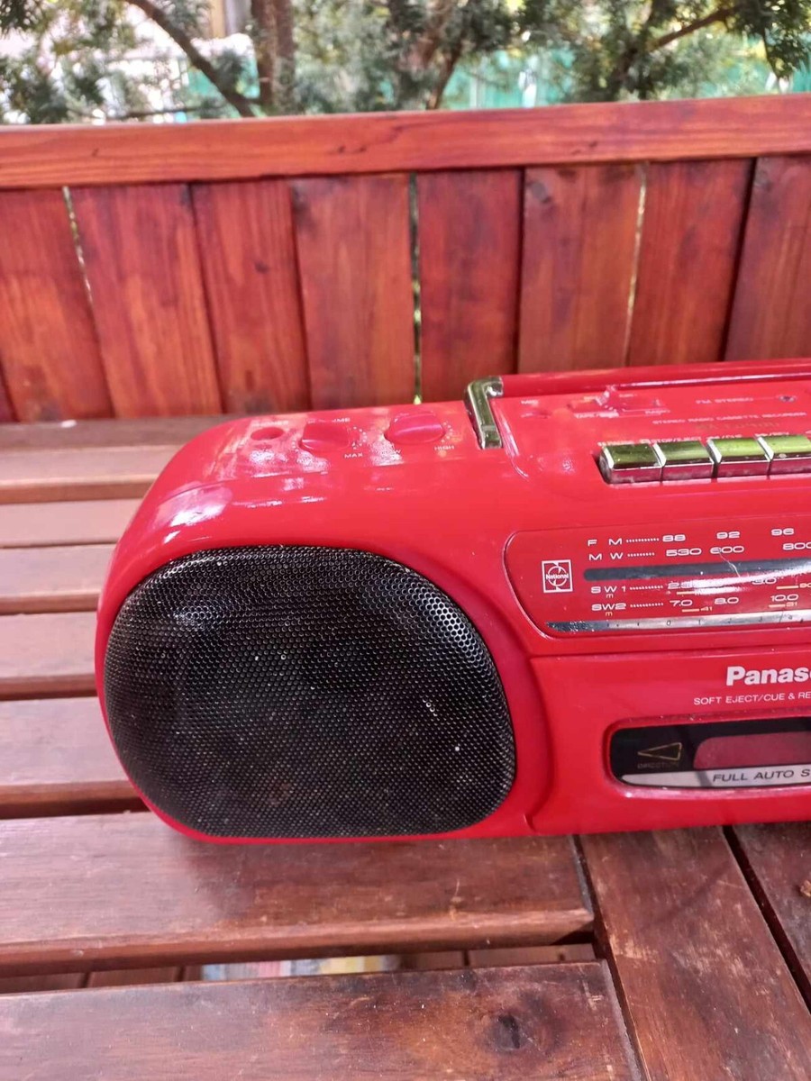 Vintage Japanese Panasonic RX FS 430 boombox in rare RED color | eBay