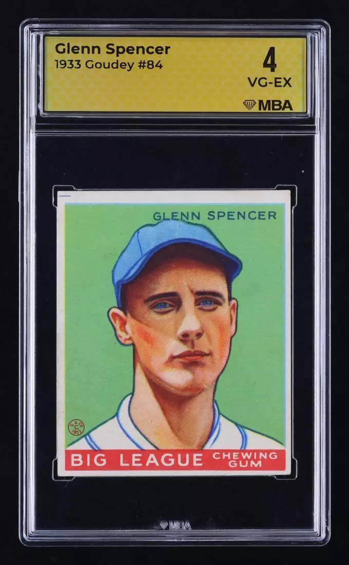 Glenn Spencer trading card
