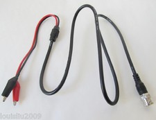 5pcs 1.5M/5FT BNC Male to Dual Alligator Clip 75ohm RG59 Test Coaxial Lead Cable