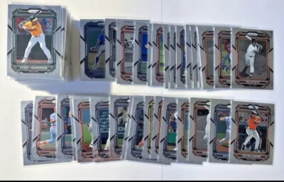 2023 Panini Prizm Baseball BASE SINGLES #1 - 150 You Choose COMPLETE YOUR SET