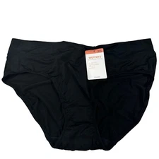 Warner's Women's Size 3XL Panty Brief Hipster No Pinching No Problem Black New