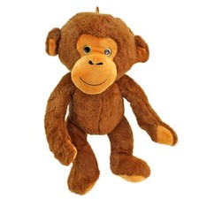 Kuscheltier Affe braun - ca. 28 cm Plüschtier Stofftier kuschelig weich