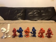 SCHLUMPF, SCHLÜMPFE ROHLİNGE KONVOLUT, 7 VERSCHİEDENE SELTENE ROHLİNGE