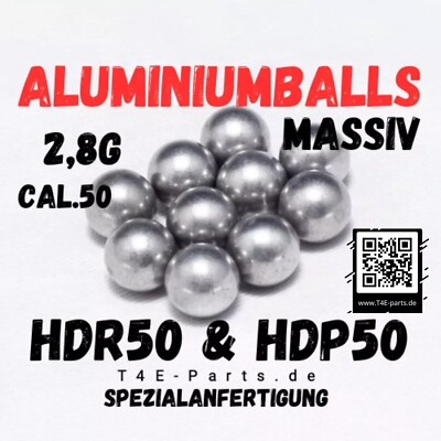  10x-100x Aluminiumballs HDR50 | HDP50 | TR50 T4E