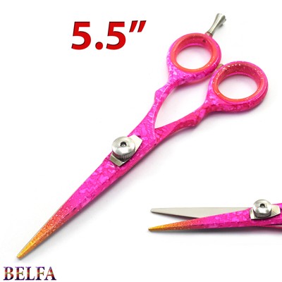 Profi Friseur Friseur Haarschneideschere Rosa Farbe 5,5''