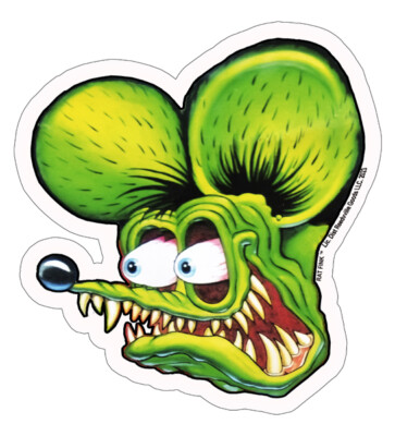 Rat Fink Head Cut Out Metal Sign By Ed Big Daddy Roth 10x10 | eBay