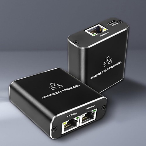 1 to 2 Out Network Splitter 1000Mbps RJ45 Ethernet Splitter with USB Cable - 第 15/21 張圖片