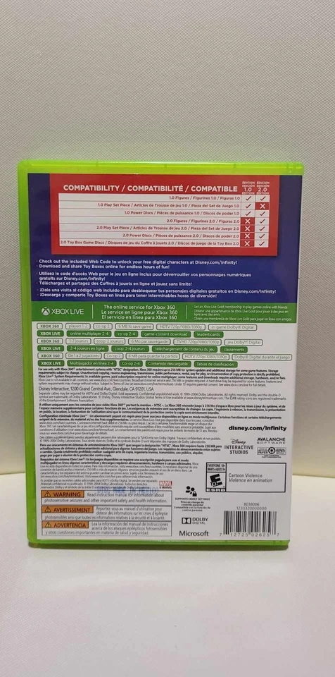 Disney Infinity - 2.0 Edition (Microsoft Xbox 360, 2014) - Complete - Image 2 of 3