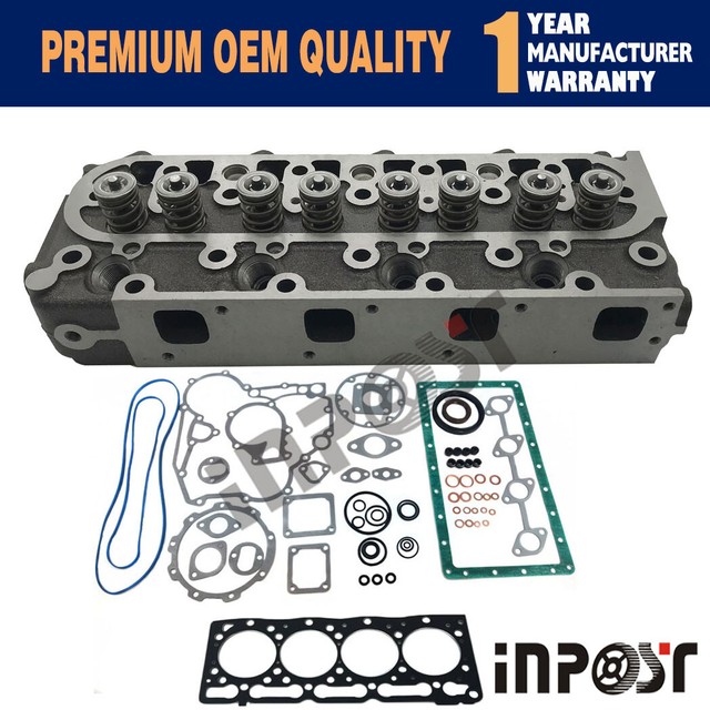 V1505 V1505T V1505E Complete Cylinder Head + Full Gasket Kit For